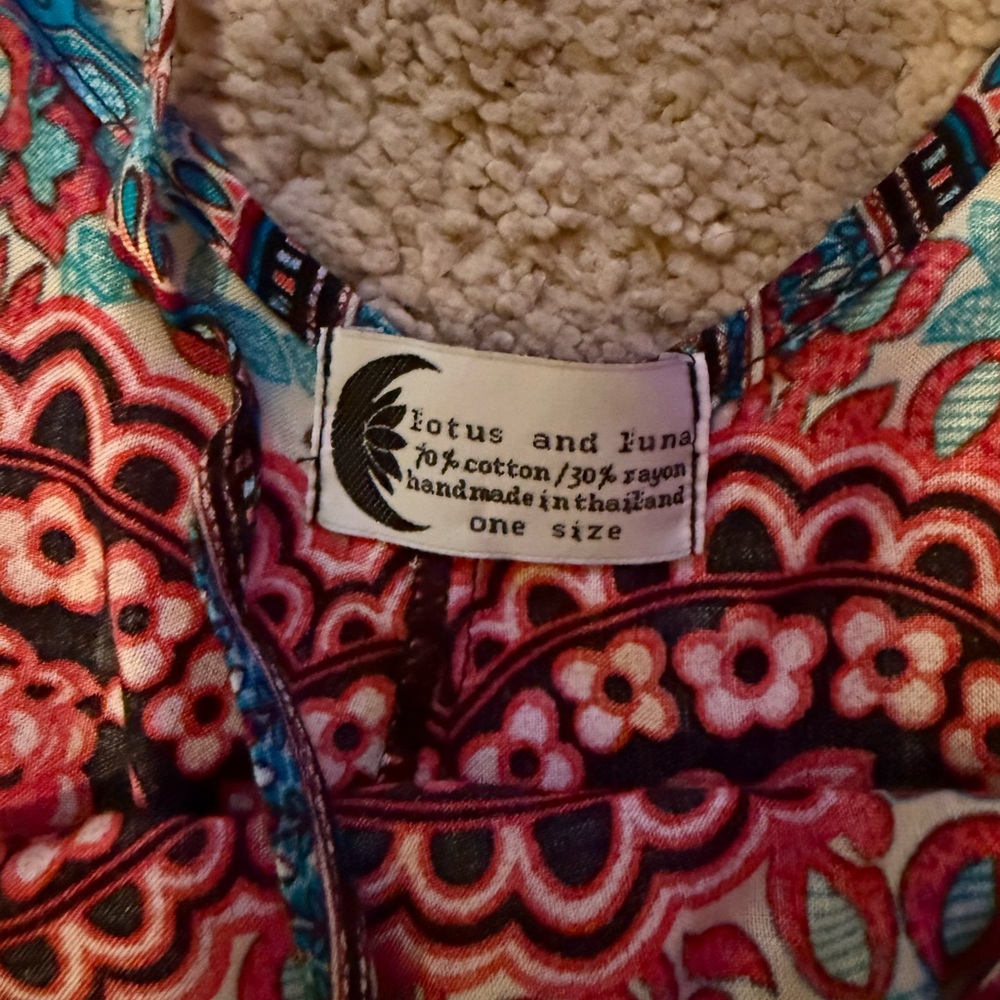 Lotus and Luna boho low back top - one size - Picture 4 of 7